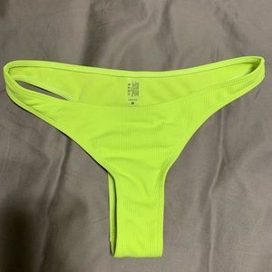 SHEIN lime green swim bottoms